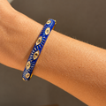 Jonc Oeil Bleu foncé