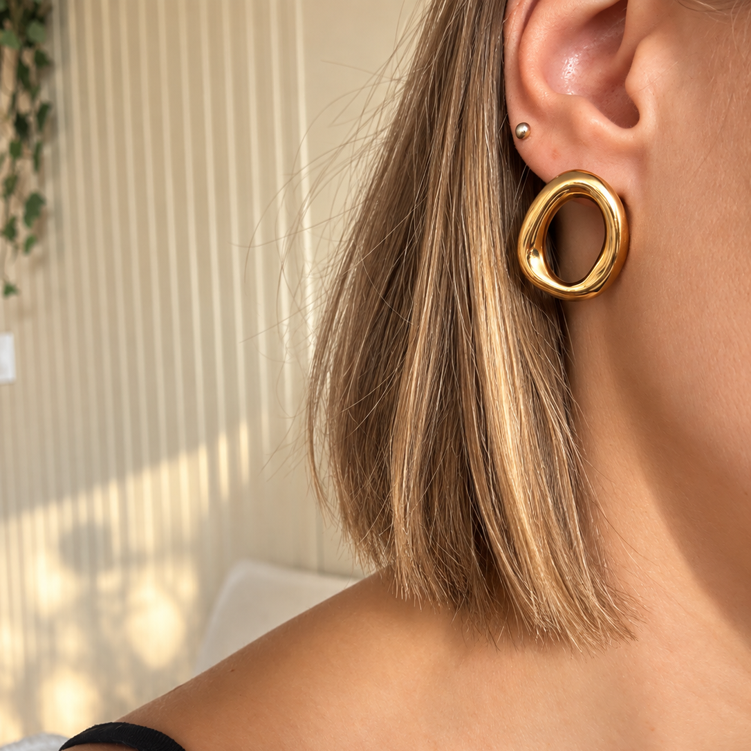 Boucle d'oreille Camillia