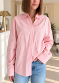 Chemise Coeur Rose