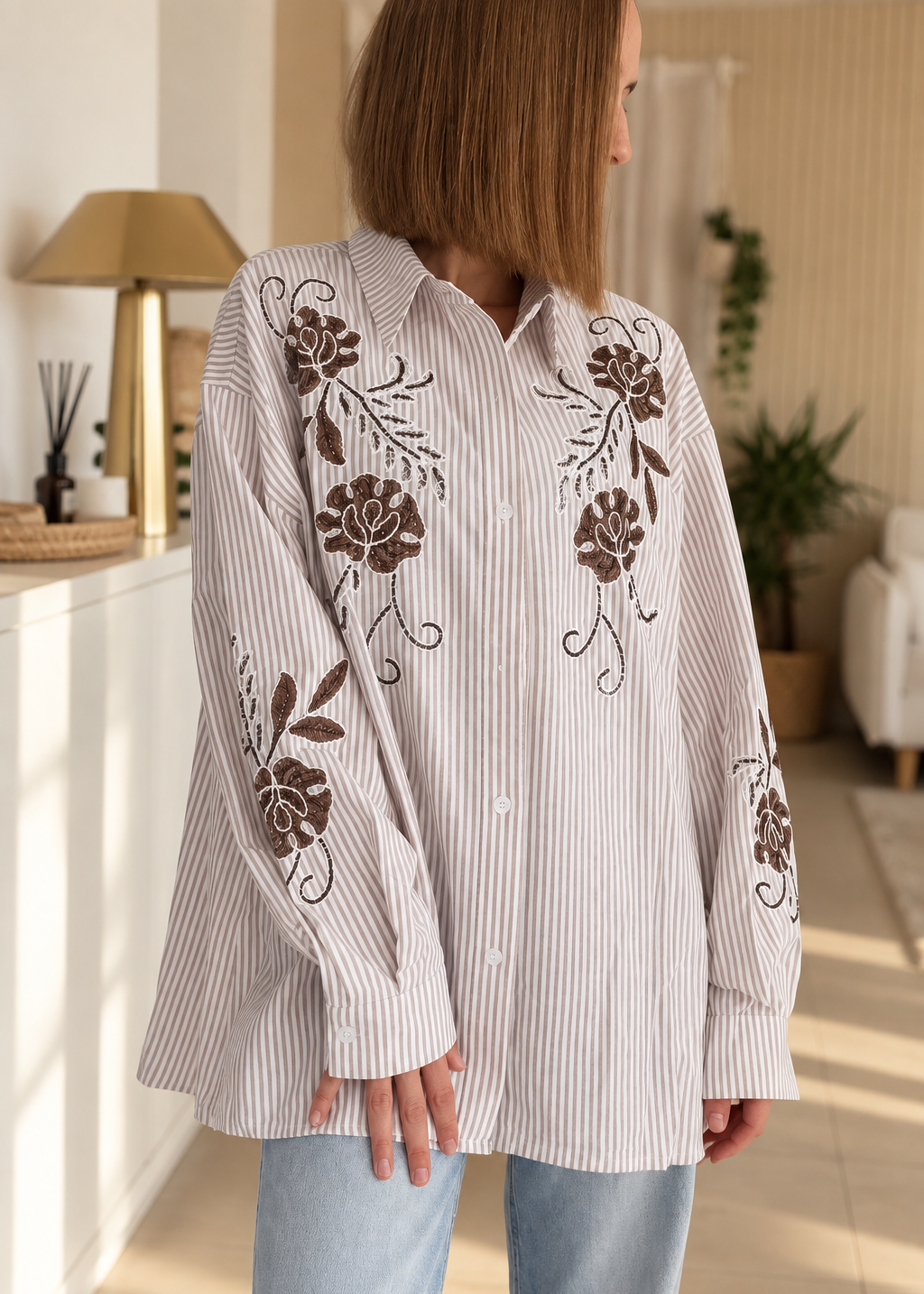 Chemise Brodée
