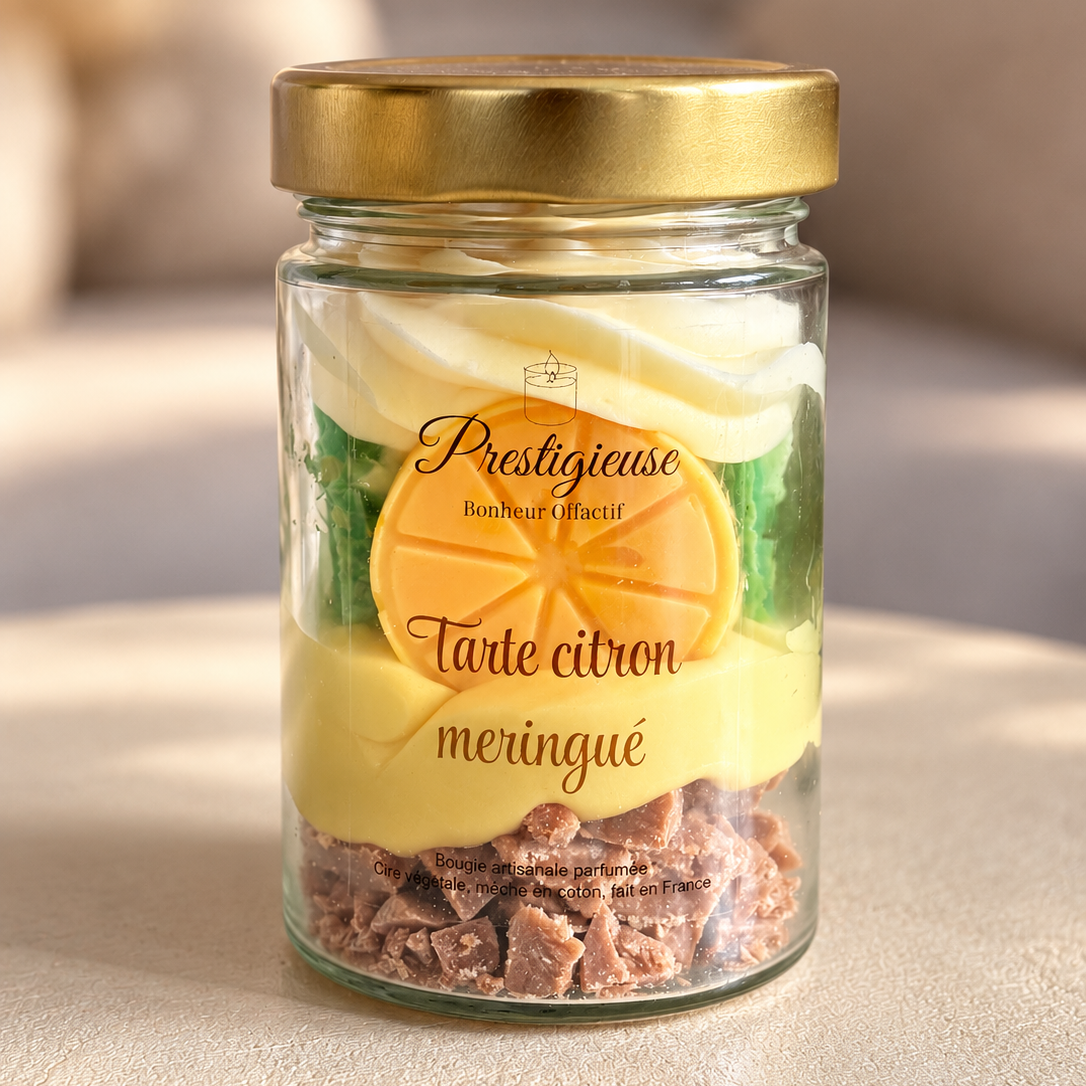 Bougie Citron meringué