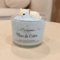Bougie fleur de coton