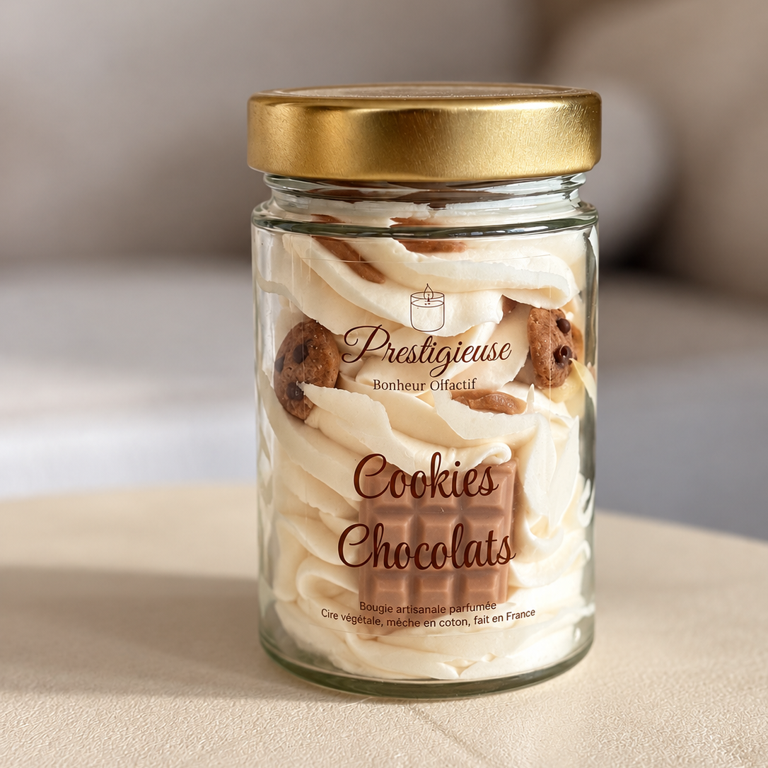 Bougie Cookies chocolat