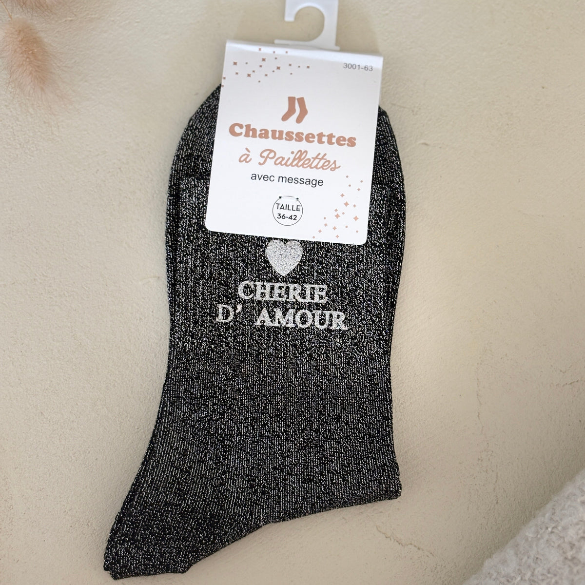 Chaussettes à paillettes Chérie d'amour