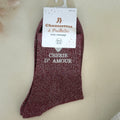 Chaussettes à paillettes Chérie d'amour