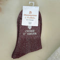 Chaussettes à paillettes Chérie d'amour