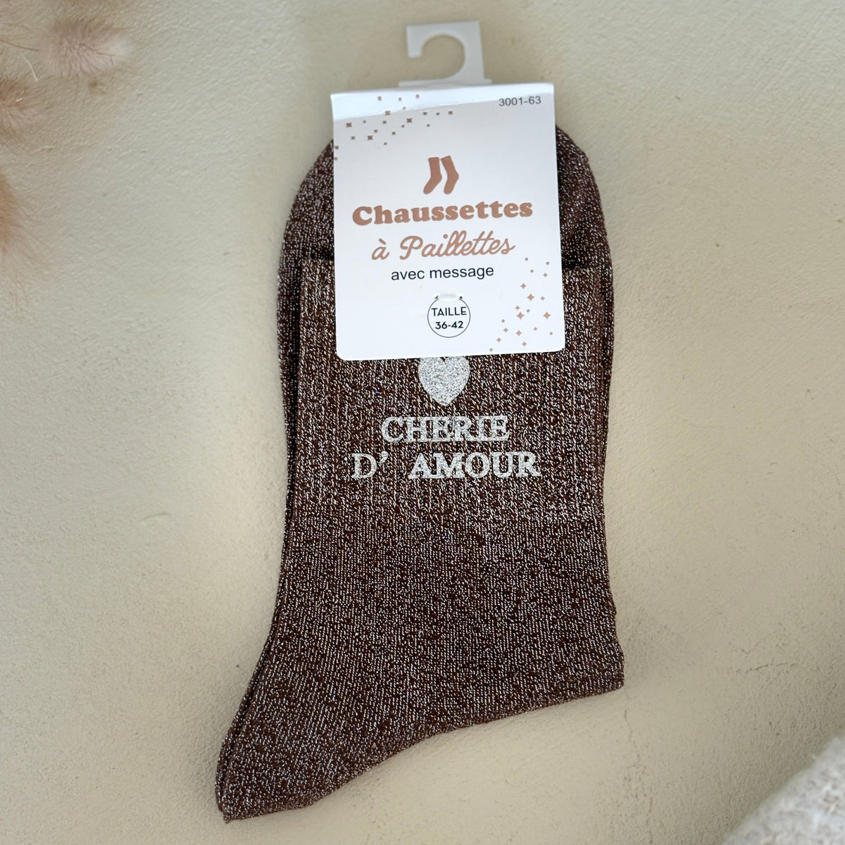 Chaussettes à paillettes Chérie d'amour