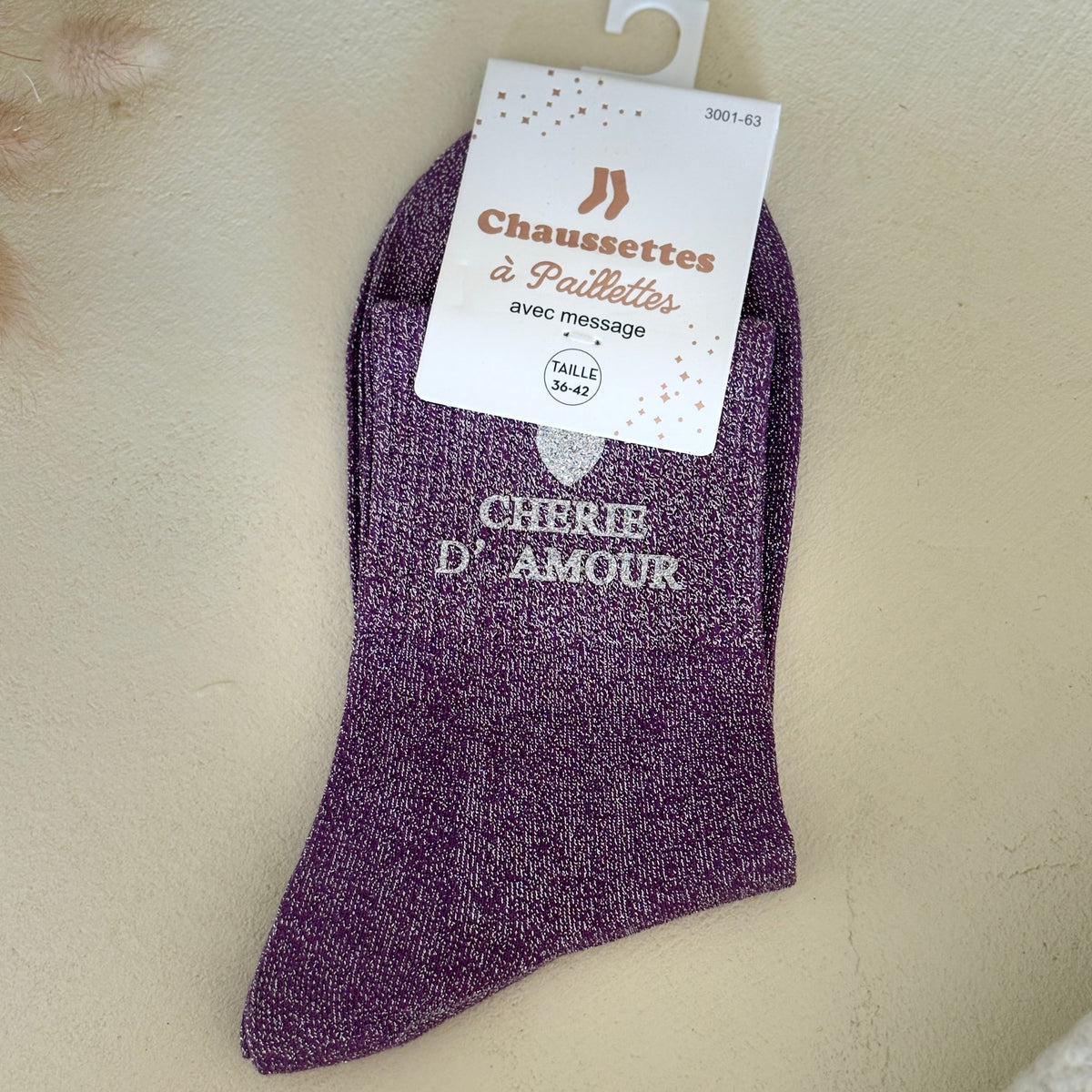 Chaussettes à paillettes Chérie d'amour
