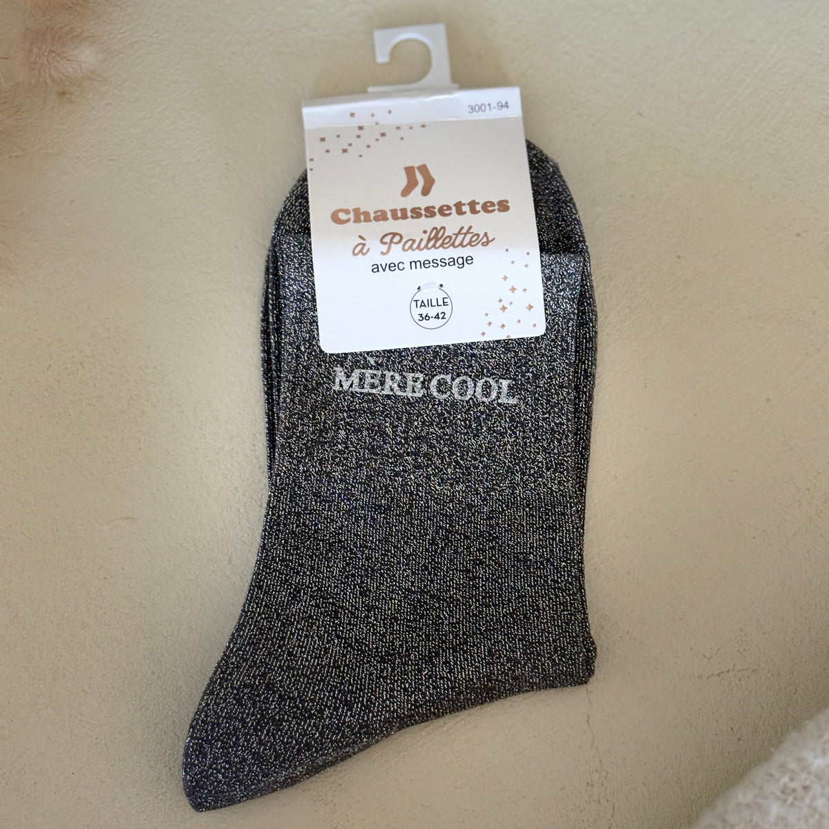 Chaussettes à paillettes Mère cool