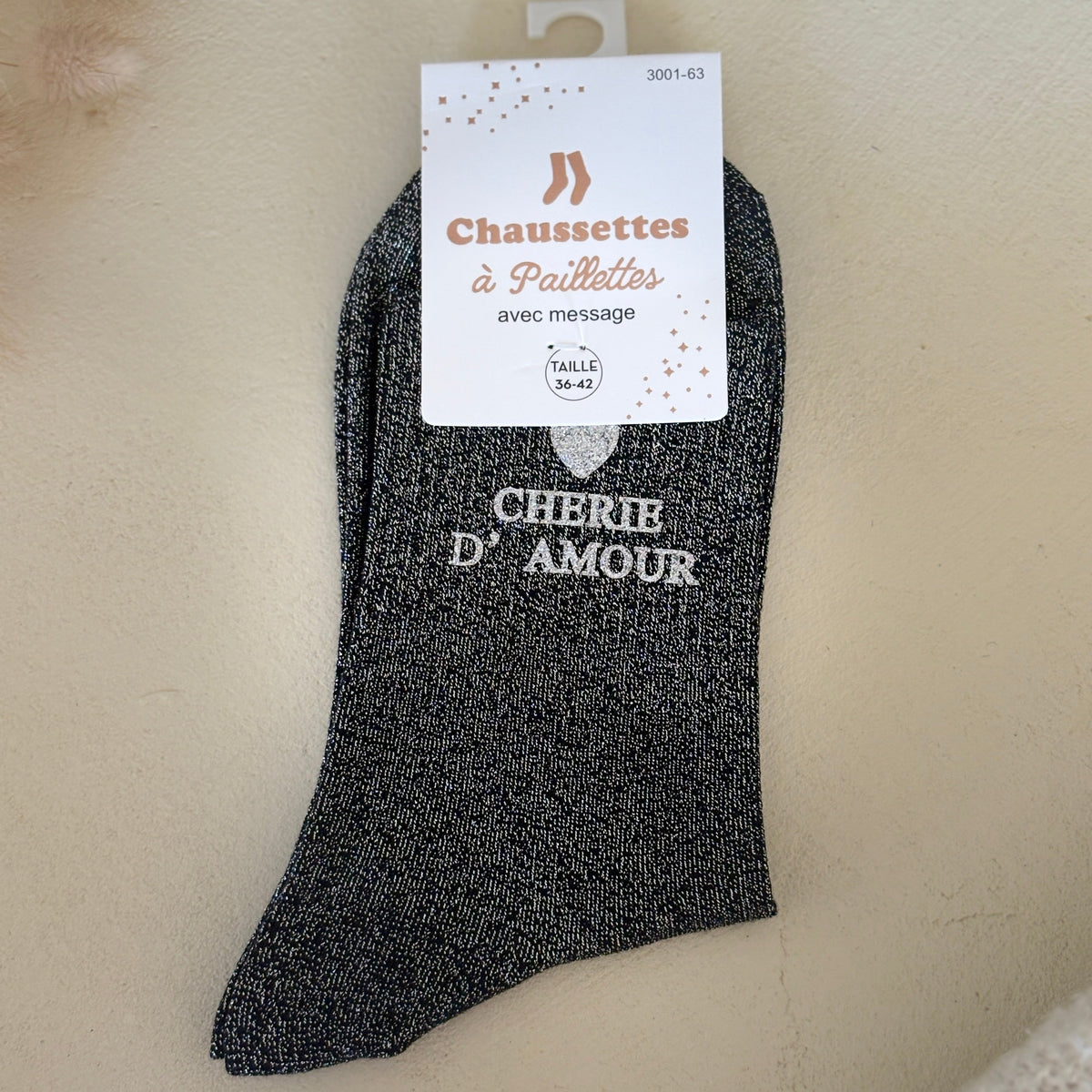 Chaussettes à paillettes Chérie d'amour