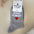 Chaussettes à paillettes Maman d'amour