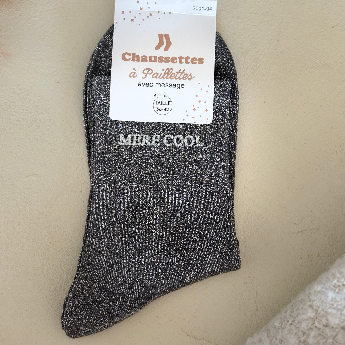 Chaussettes à paillettes Mère cool