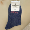 Chaussettes à paillettes Amour