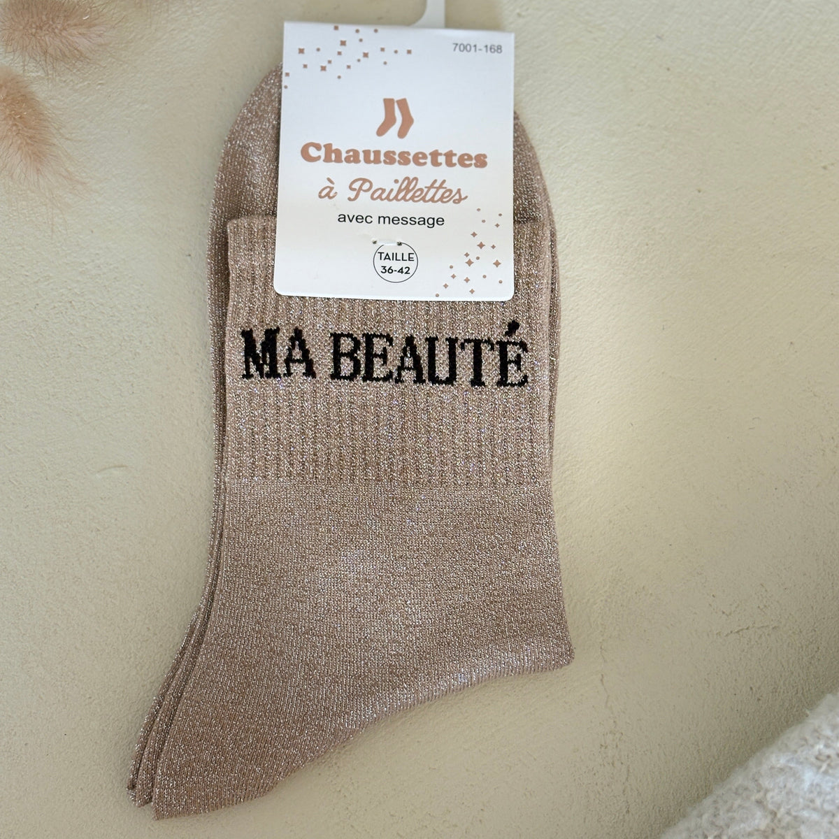 Chaussettes à paillettes Ma beauté