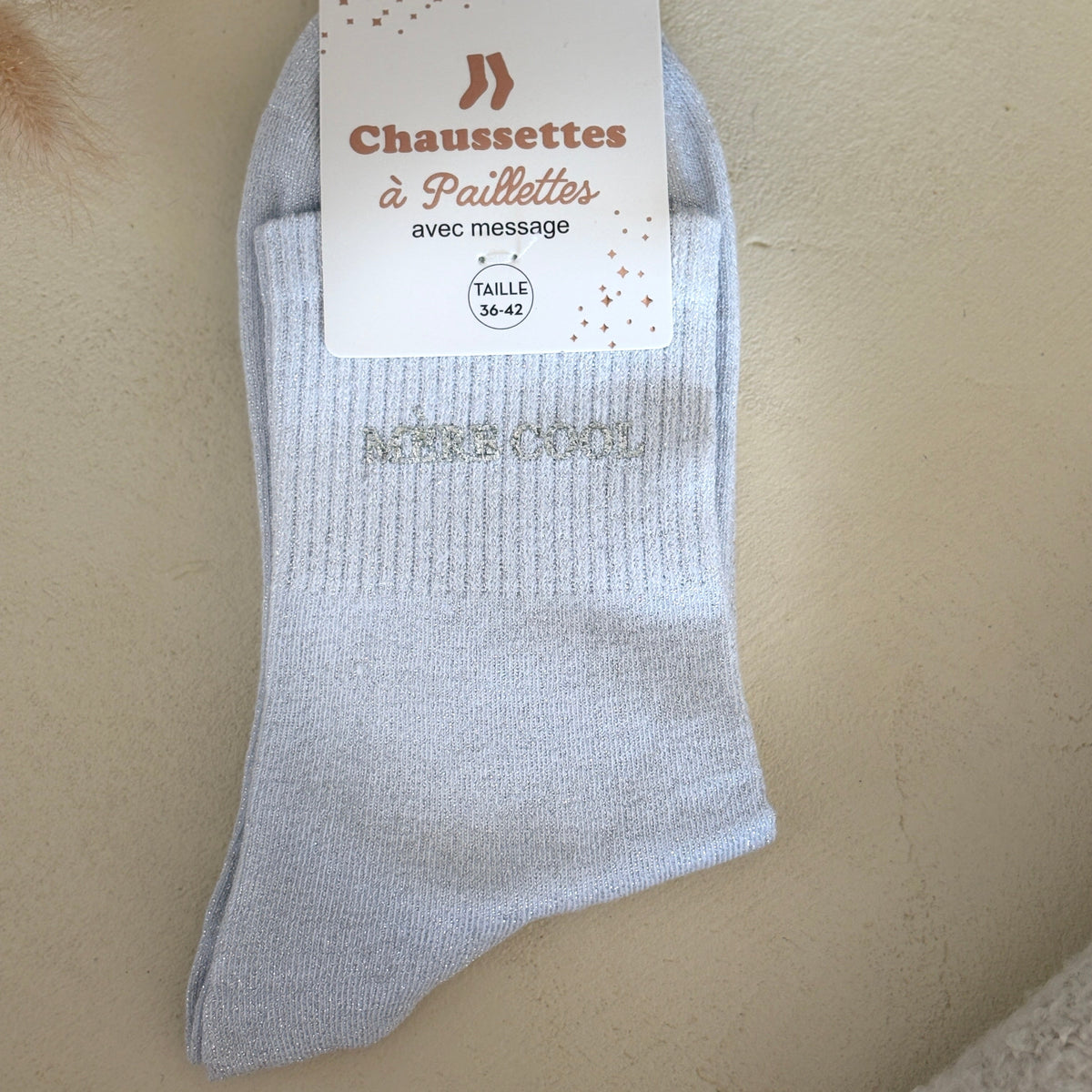 Chaussettes à paillettes Mère cool