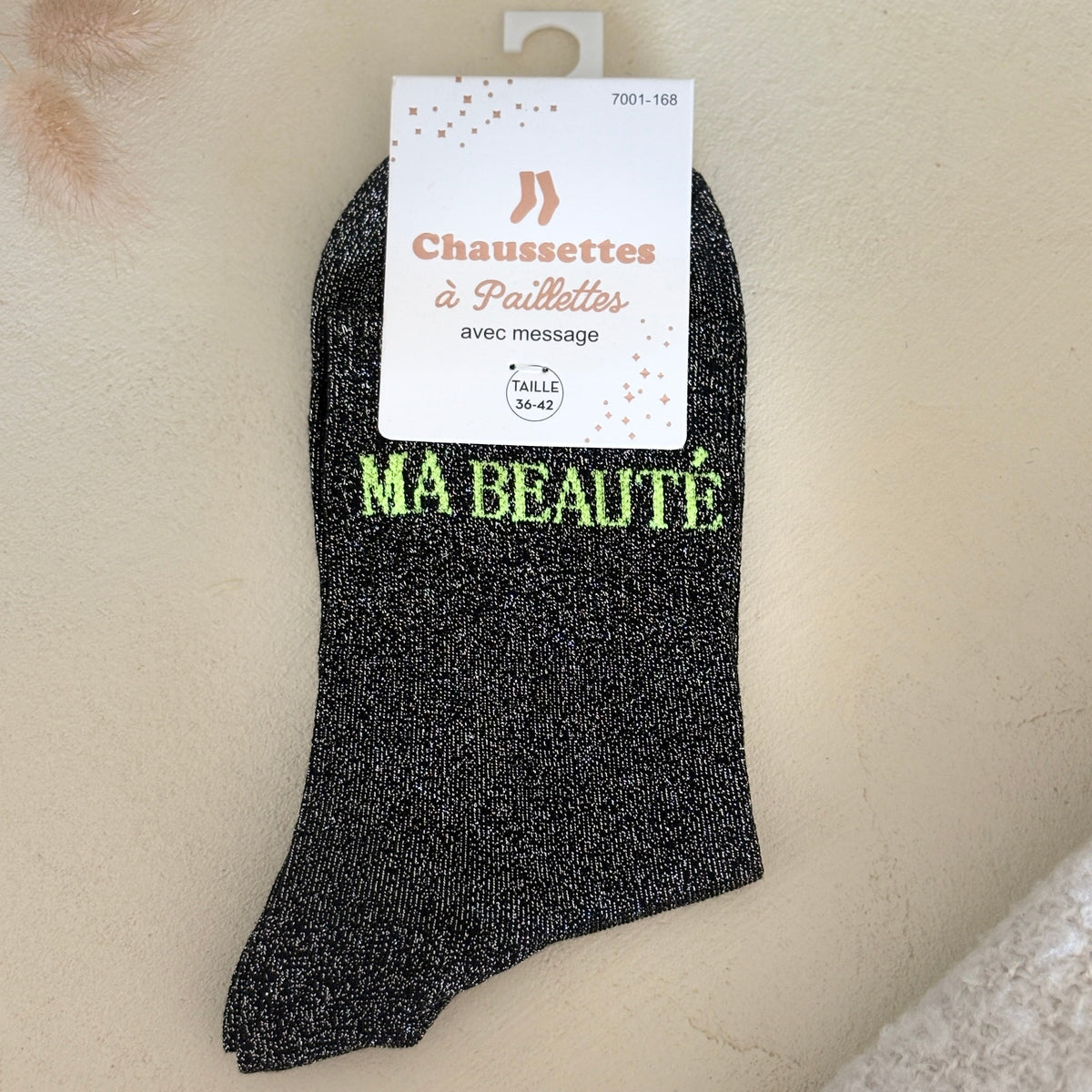 Chaussettes à paillettes Ma beauté