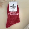 Chaussettes à paillettes queen of fashion