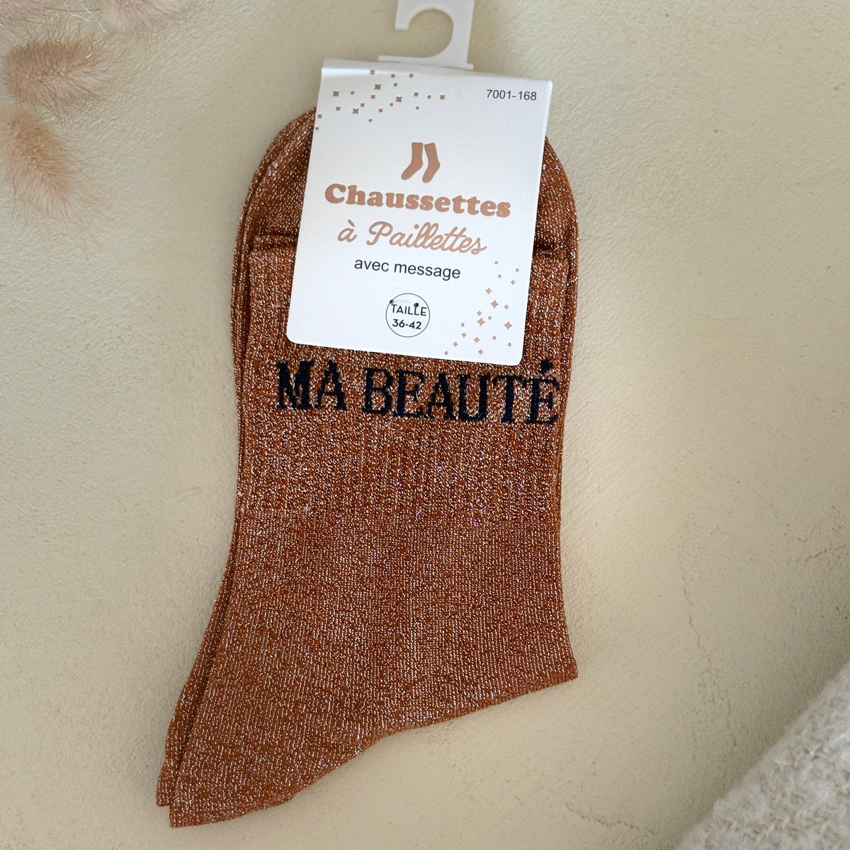 Chaussettes à paillettes Ma beauté