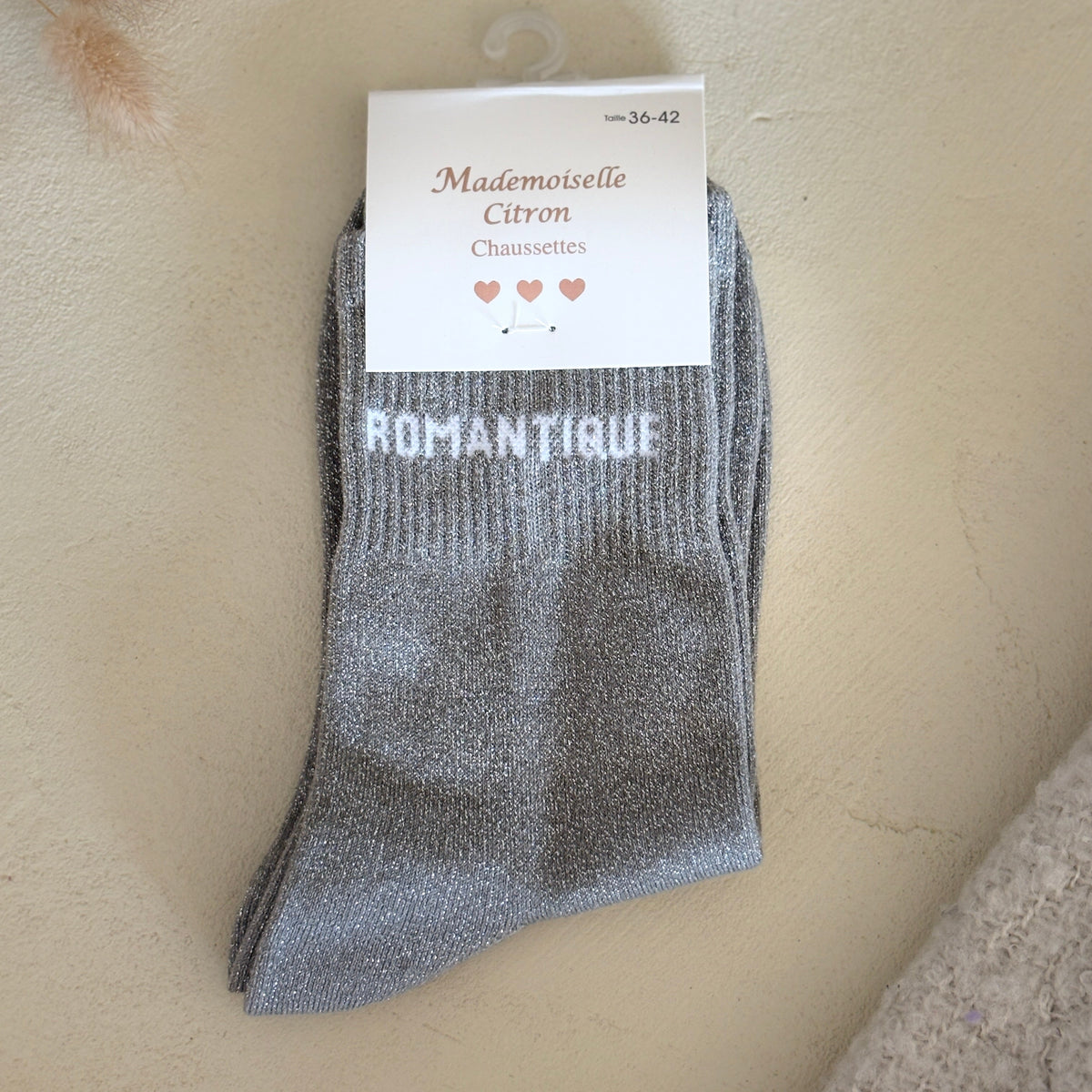 Chaussettes à paillettes Romantique