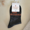 Chaussettes à paillettes Reine des garces