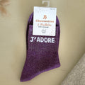 Chaussettes à paillettes Jadore