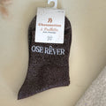 Chaussettes à paillettes Ose rêver