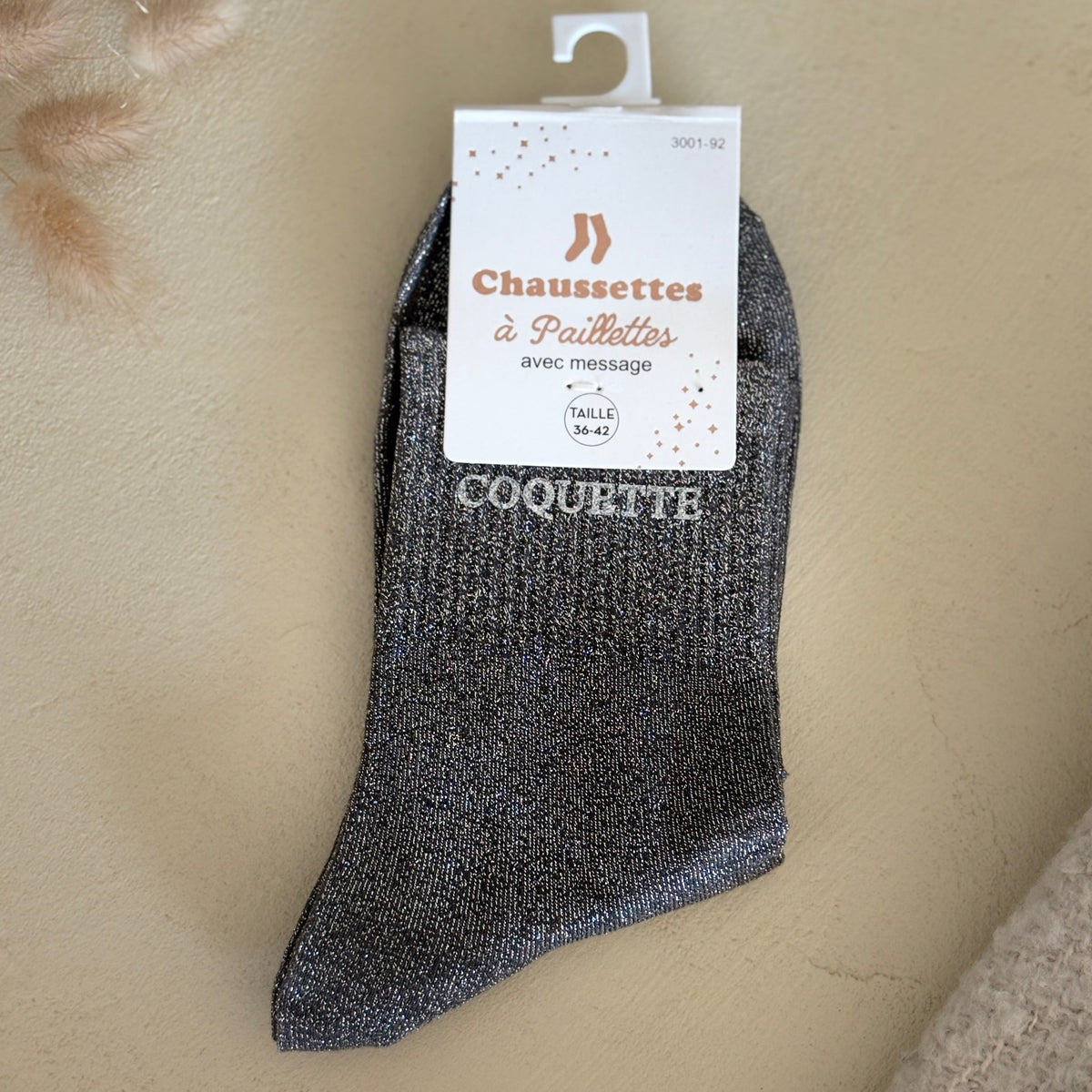 Chaussettes à paillettes Coquette