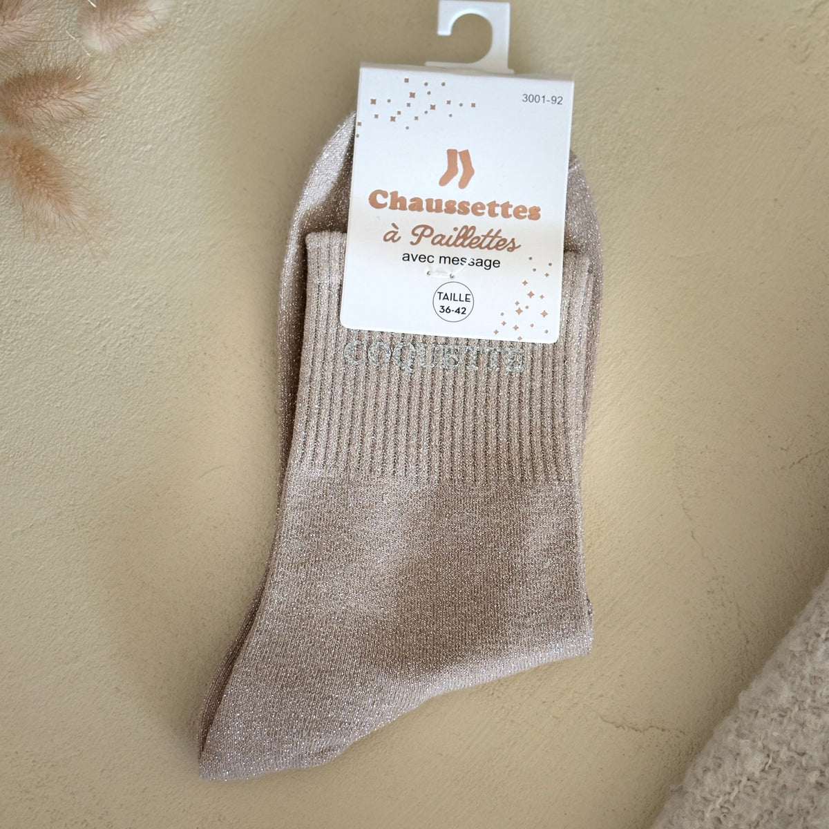 Chaussettes à paillettes Coquette