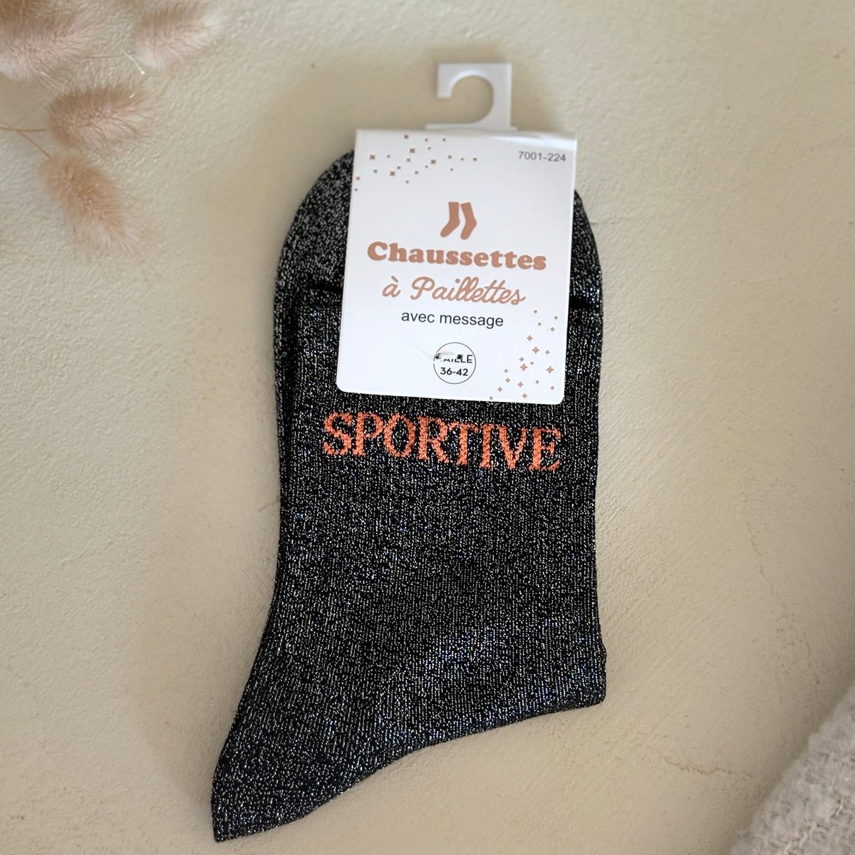 Chaussettes à paillettes Sportive