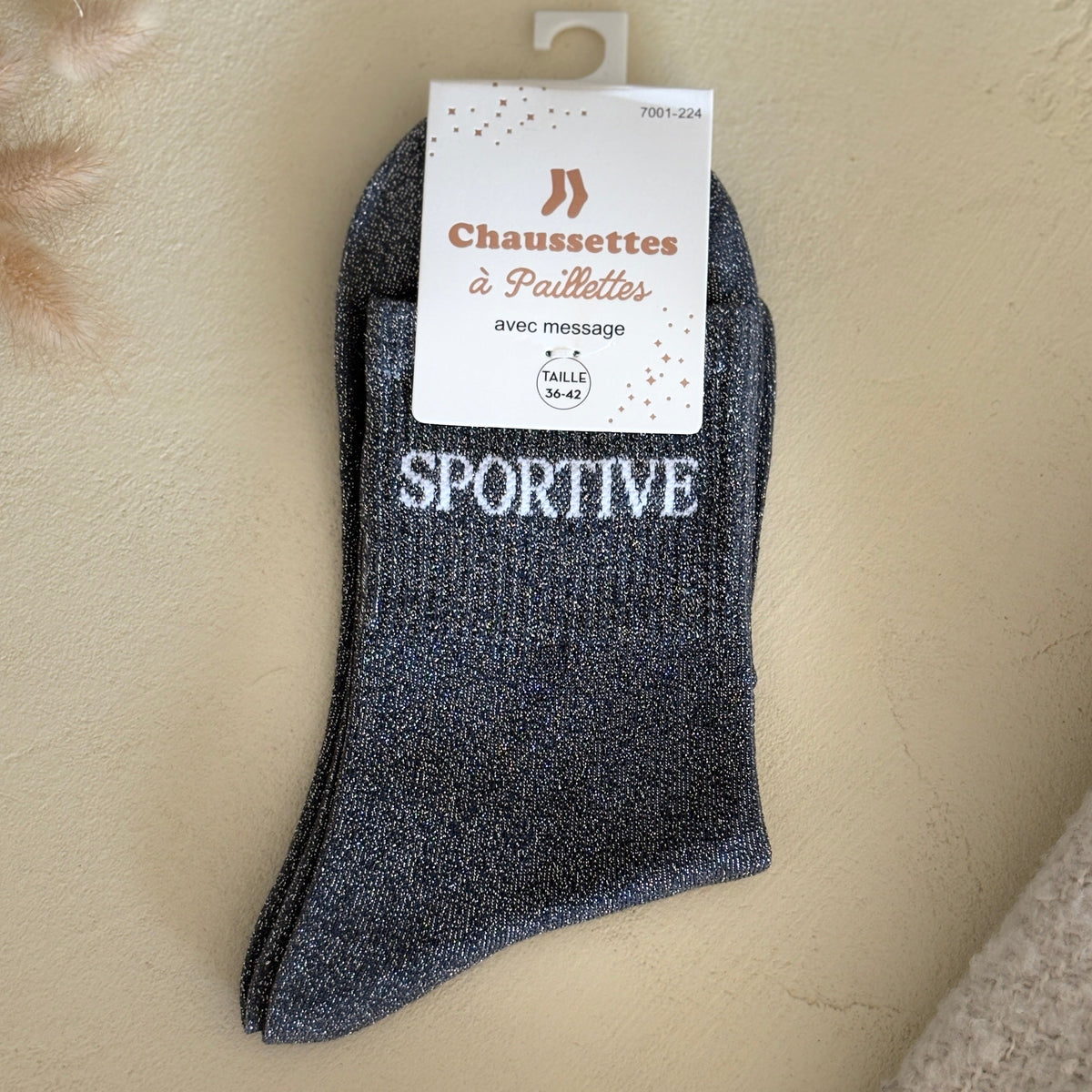 Chaussettes à paillettes Sportive
