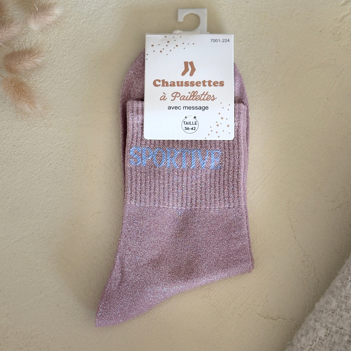 Chaussettes à paillettes Sportive
