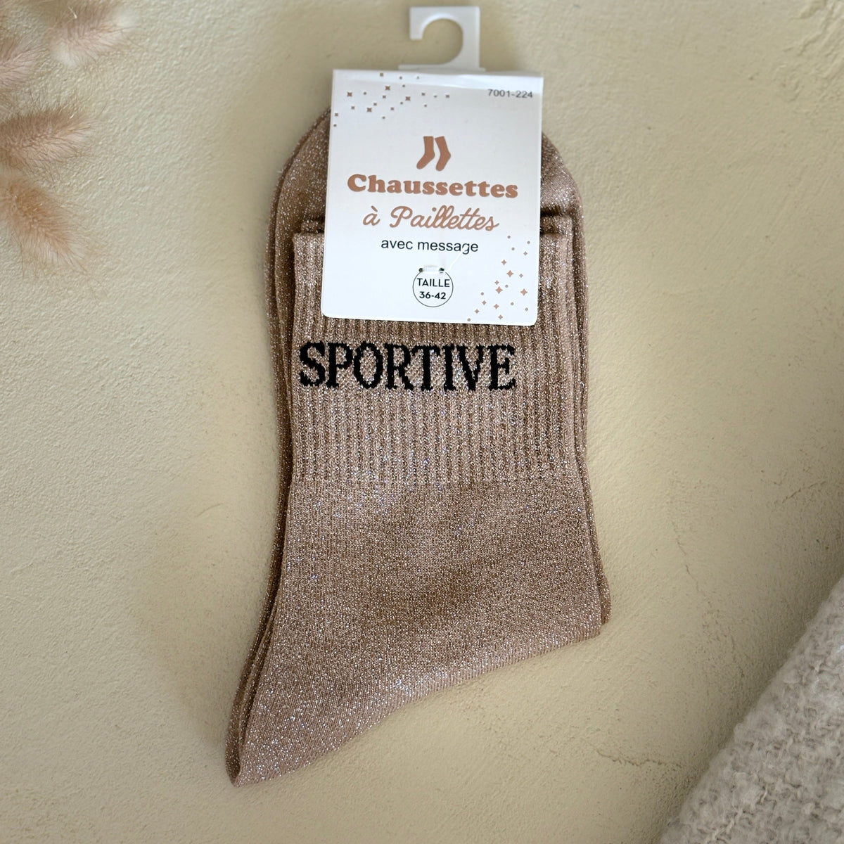 Chaussettes à paillettes Sportive