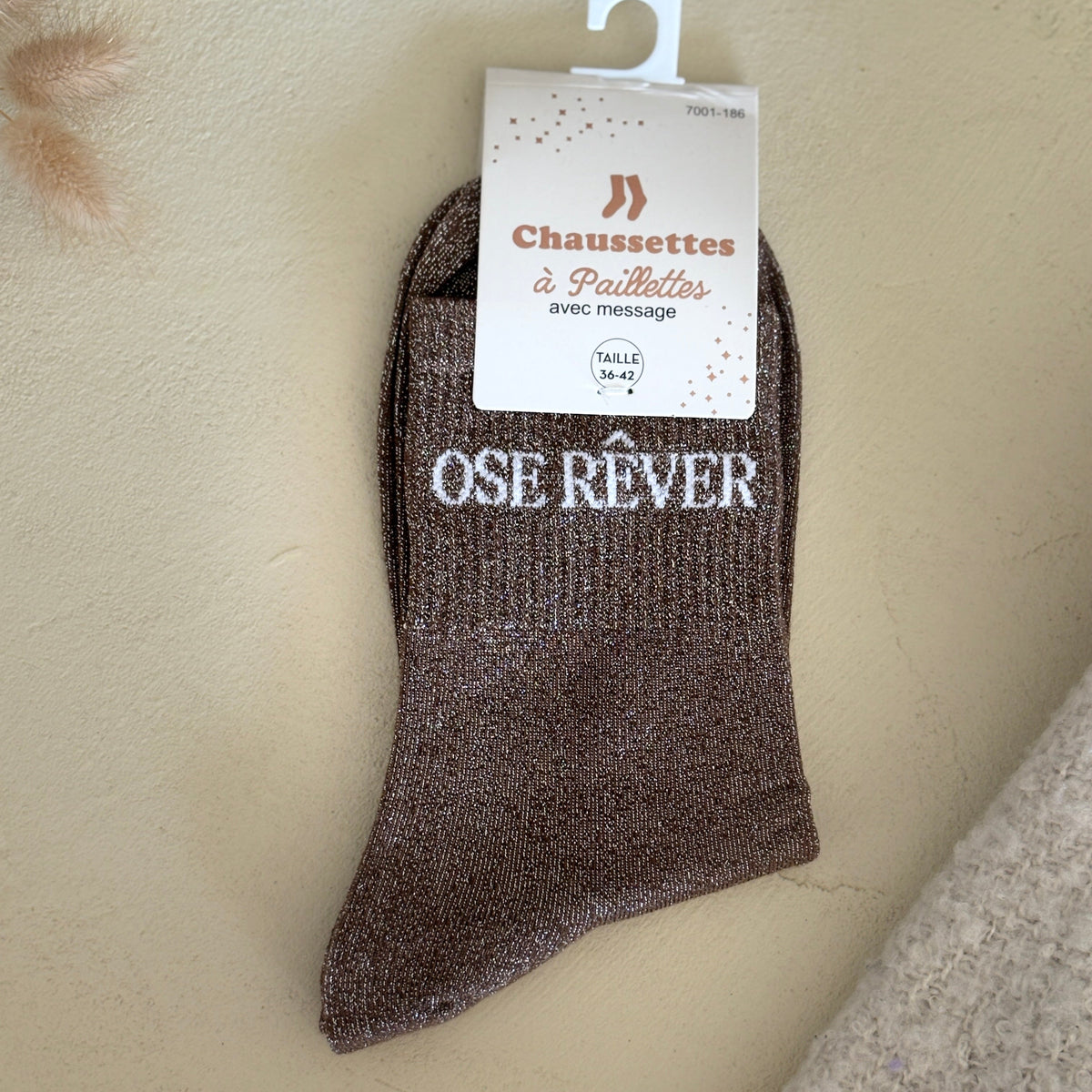 Chaussettes à paillettes Ose rêver