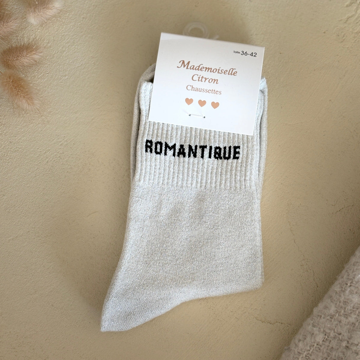 Chaussettes à paillettes Romantique
