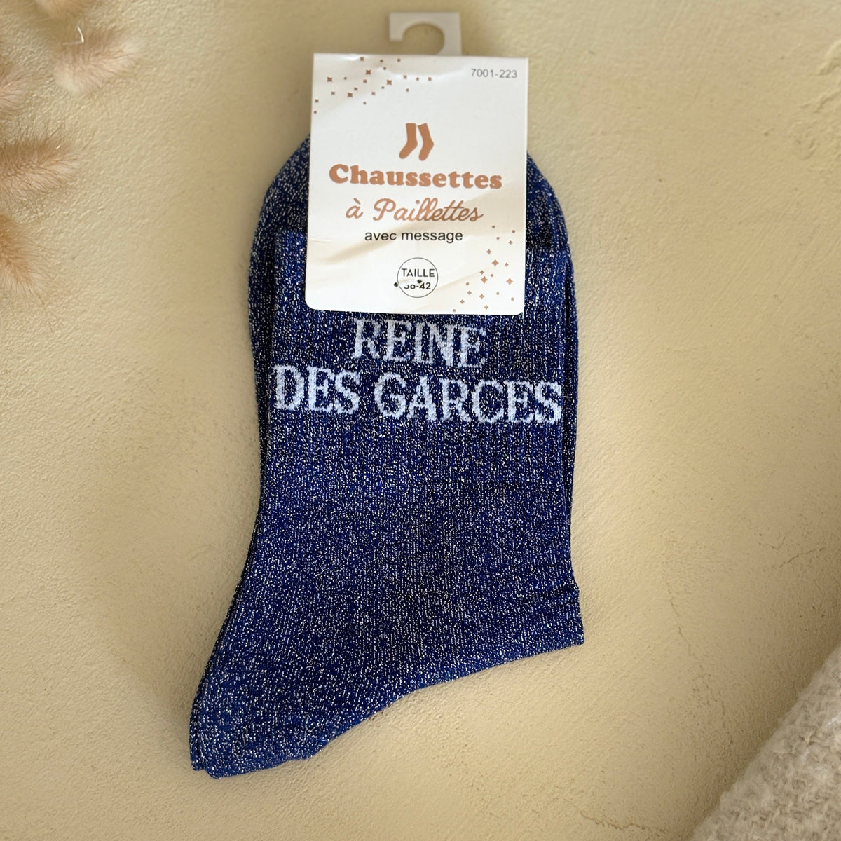 Chaussettes à paillettes Reine des garces