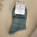 Chaussettes à paillettes Reine des garces