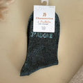 Chaussettes à paillettes J'adore