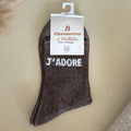 Chaussettes à paillettes J'adore