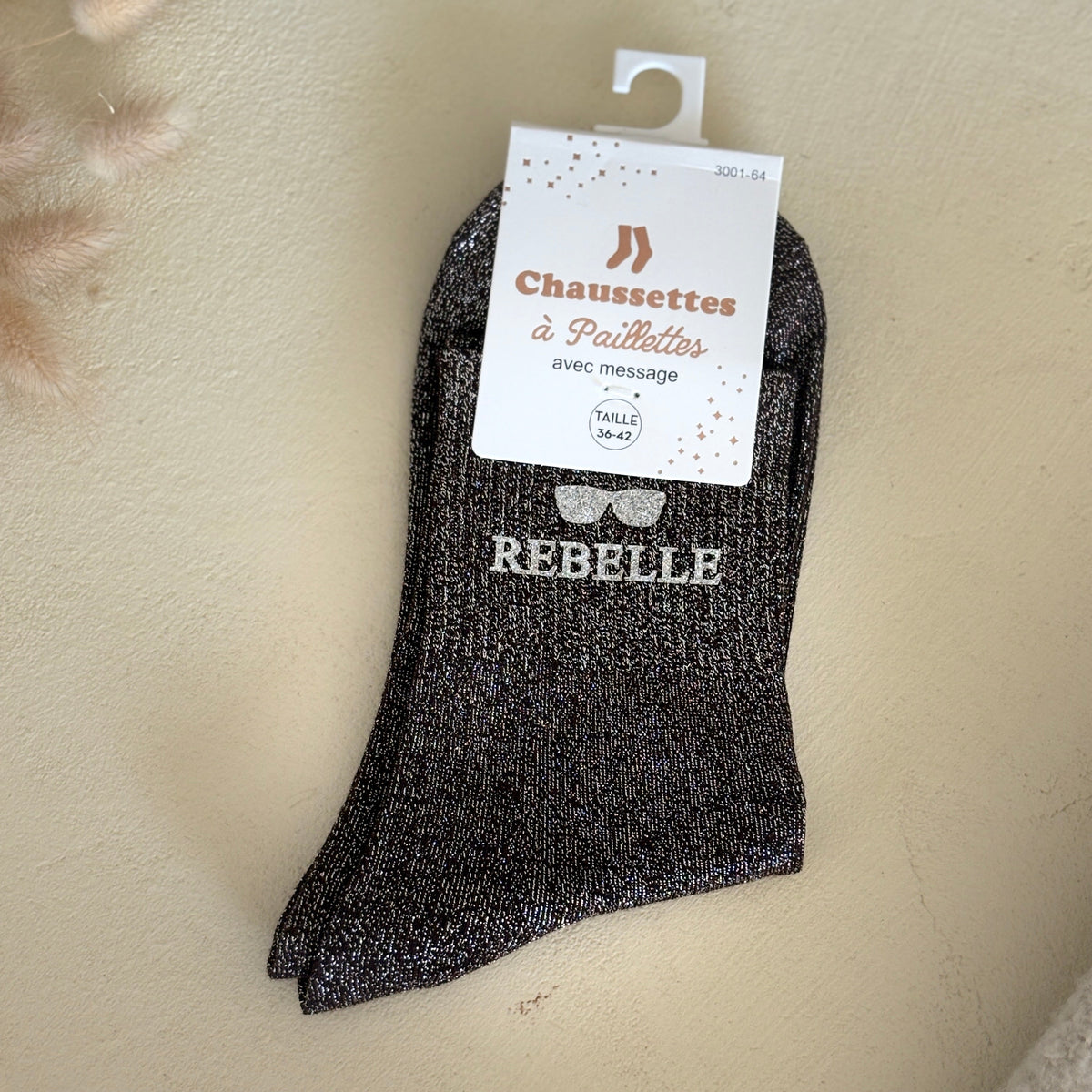 Chaussettes à paillettes Rebelle