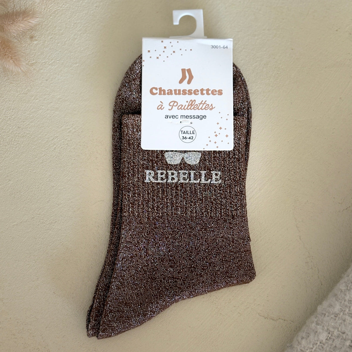 Chaussettes à paillettes Rebelle