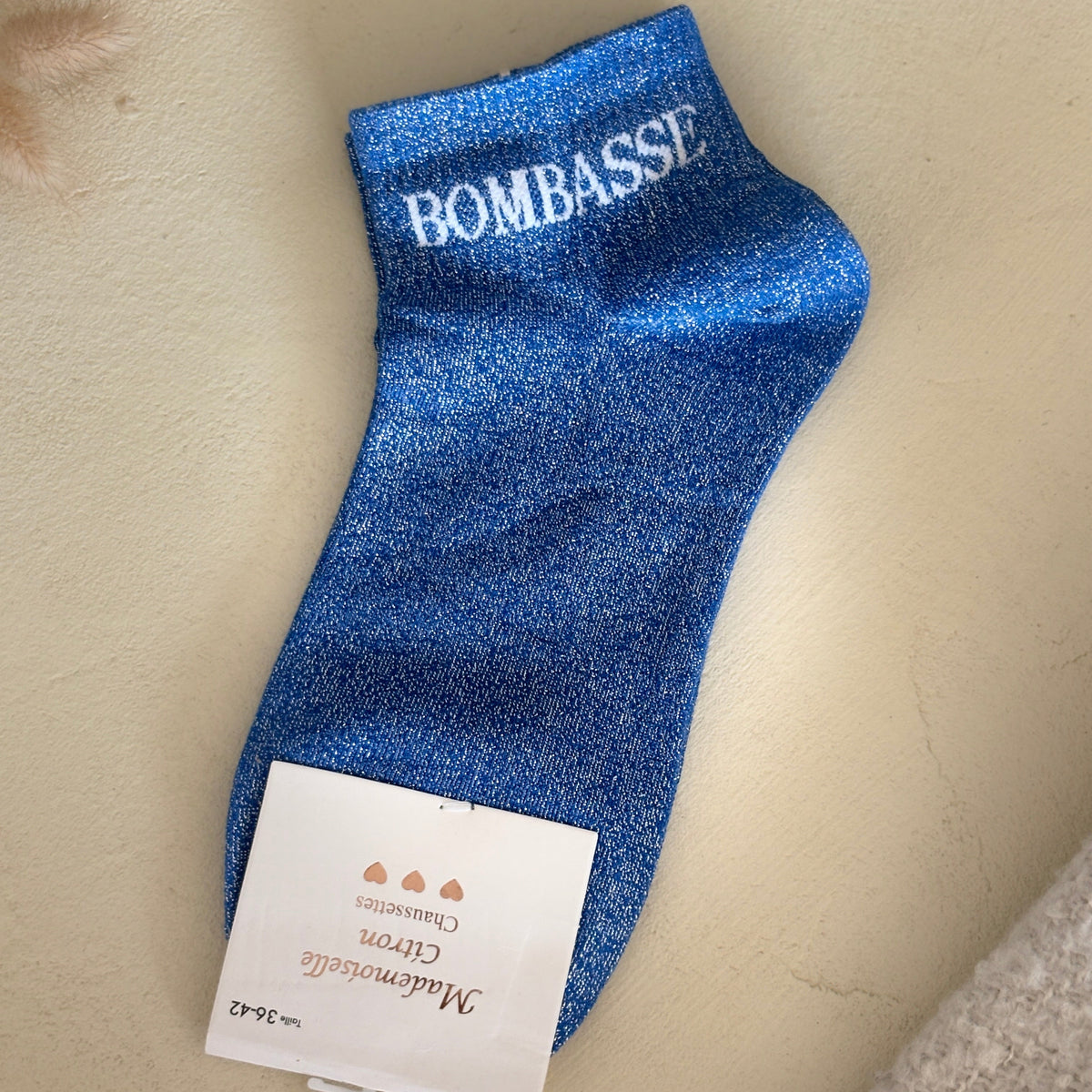 Chaussettes basse à paillettes Bombasse