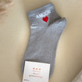 Chaussettes basse à paillettes Amour