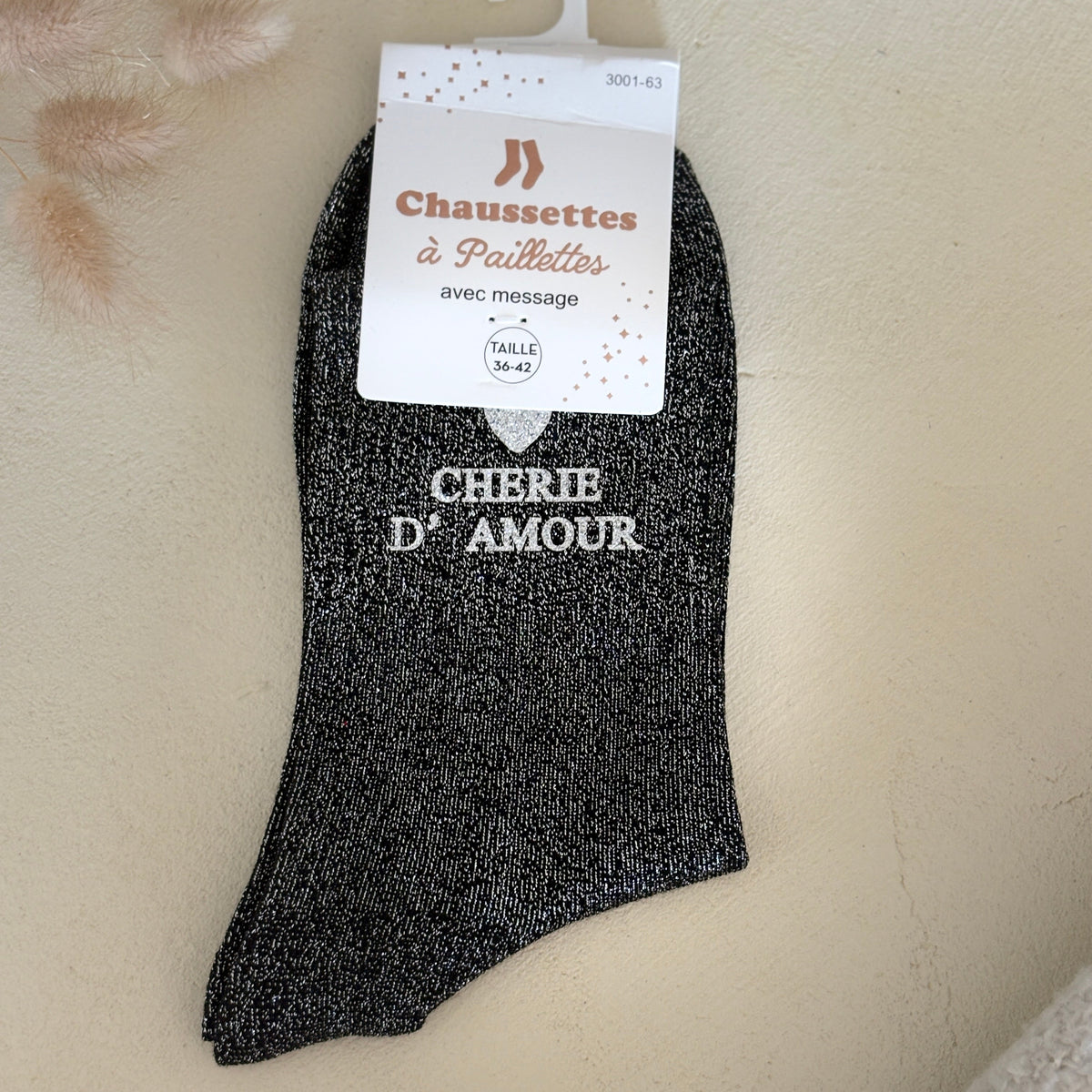 Chaussettes à paillettes Chérie d'amour