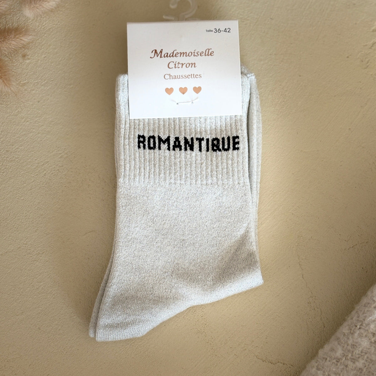 Chaussettes à paillettes Romantique