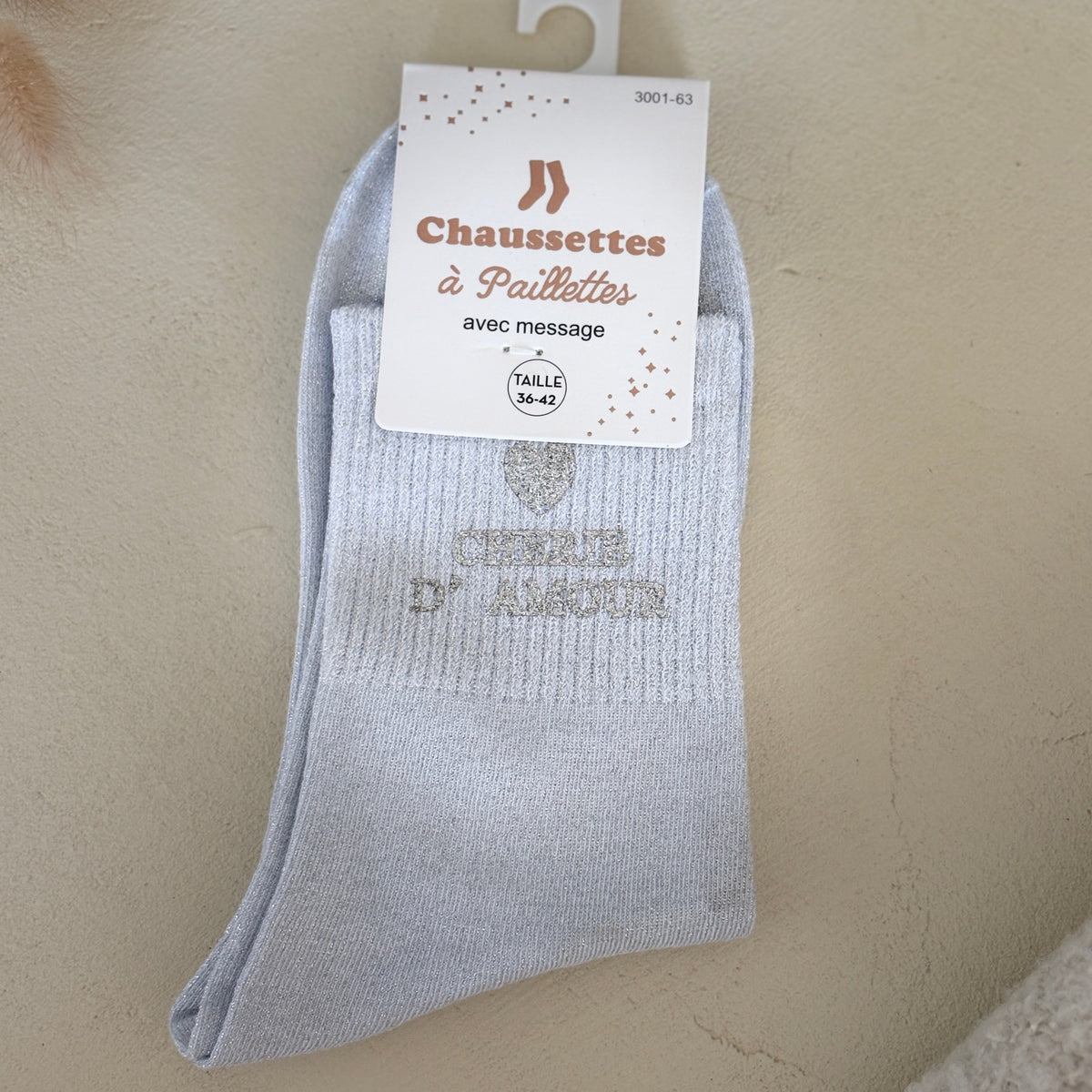 Chaussettes à paillettes Chérie d'amour